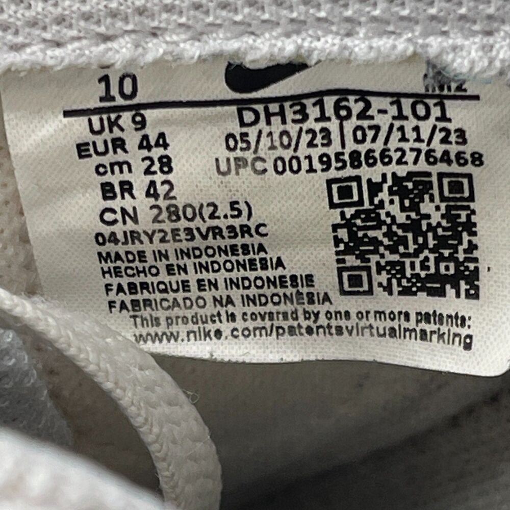 Nike Court Legacy Next Nature Shoes Mens Size 10 White Leather Tennis Lifestyle - Picture 8 of 9